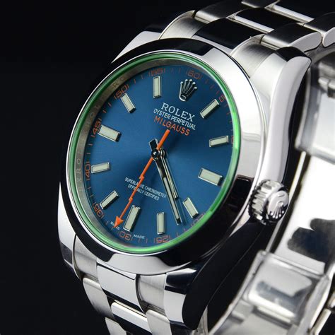 rolex milgauss nero usato|pre owned rolex milgauss.